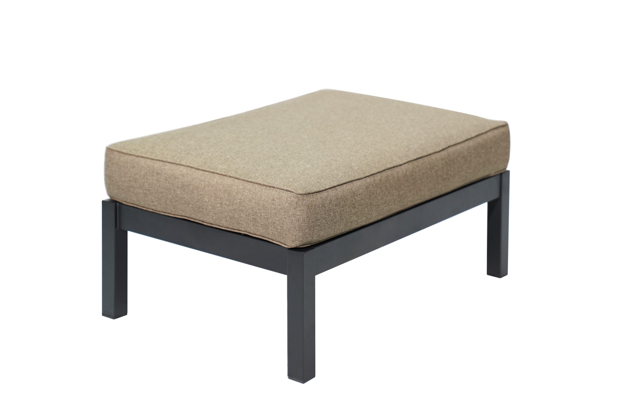 S0012-HG-AL-05 Modern Outdoor Aluminum Sofa Set with Polywood Table & Rope Armrest – Patio Lounge Set