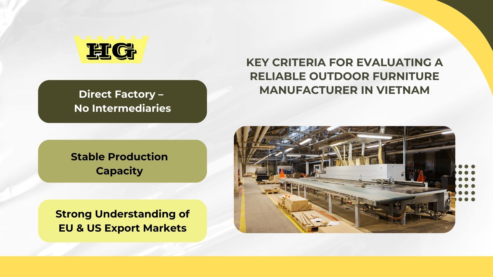 outdoor furniture manufacturer Vietnam