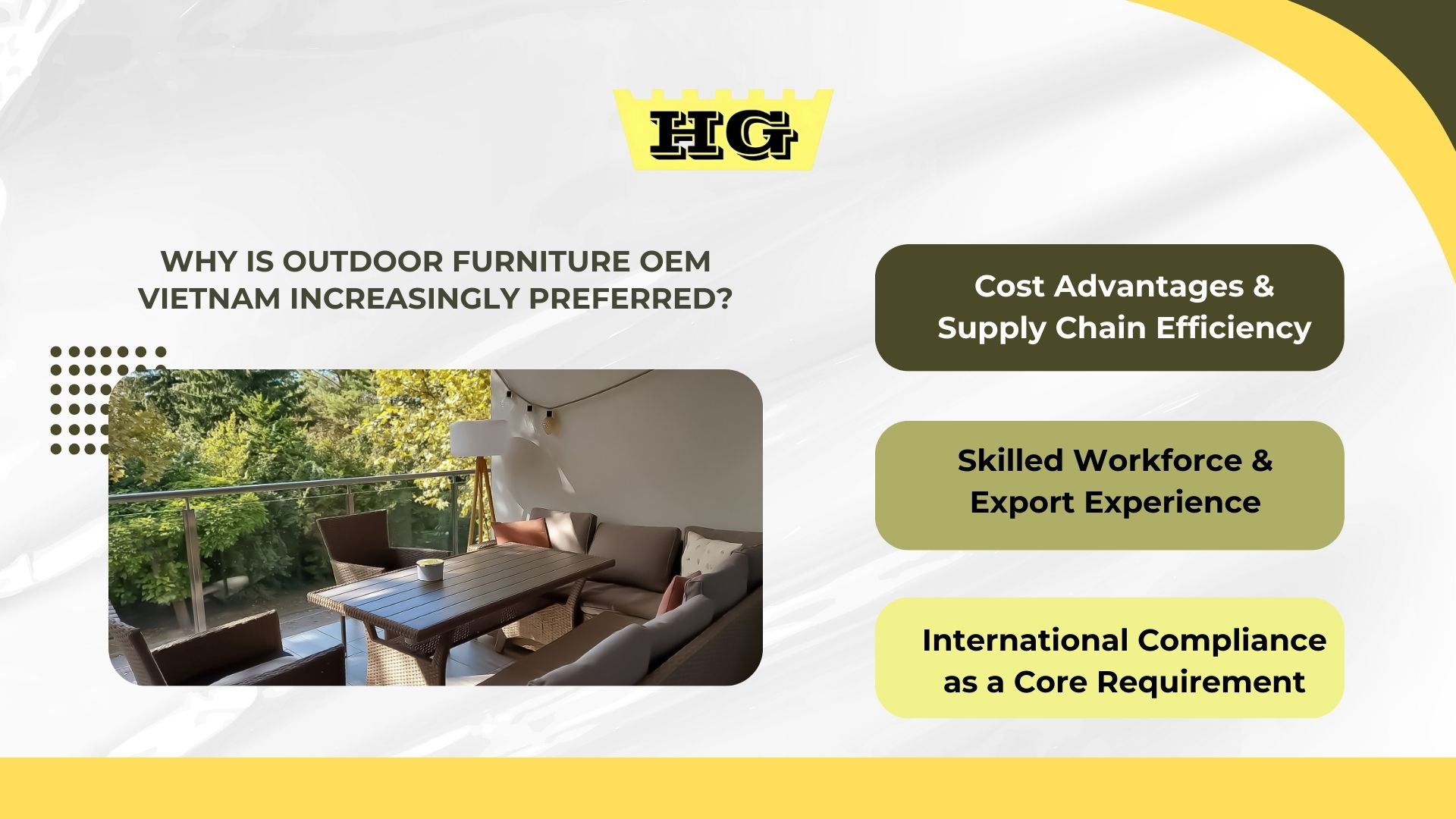 Outdoor Furniture OEM Vietnam