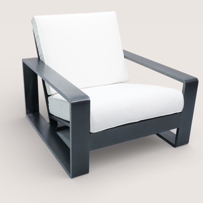 Contemporary Aluminum Lounge Seating for Outdoor & Indoor Use