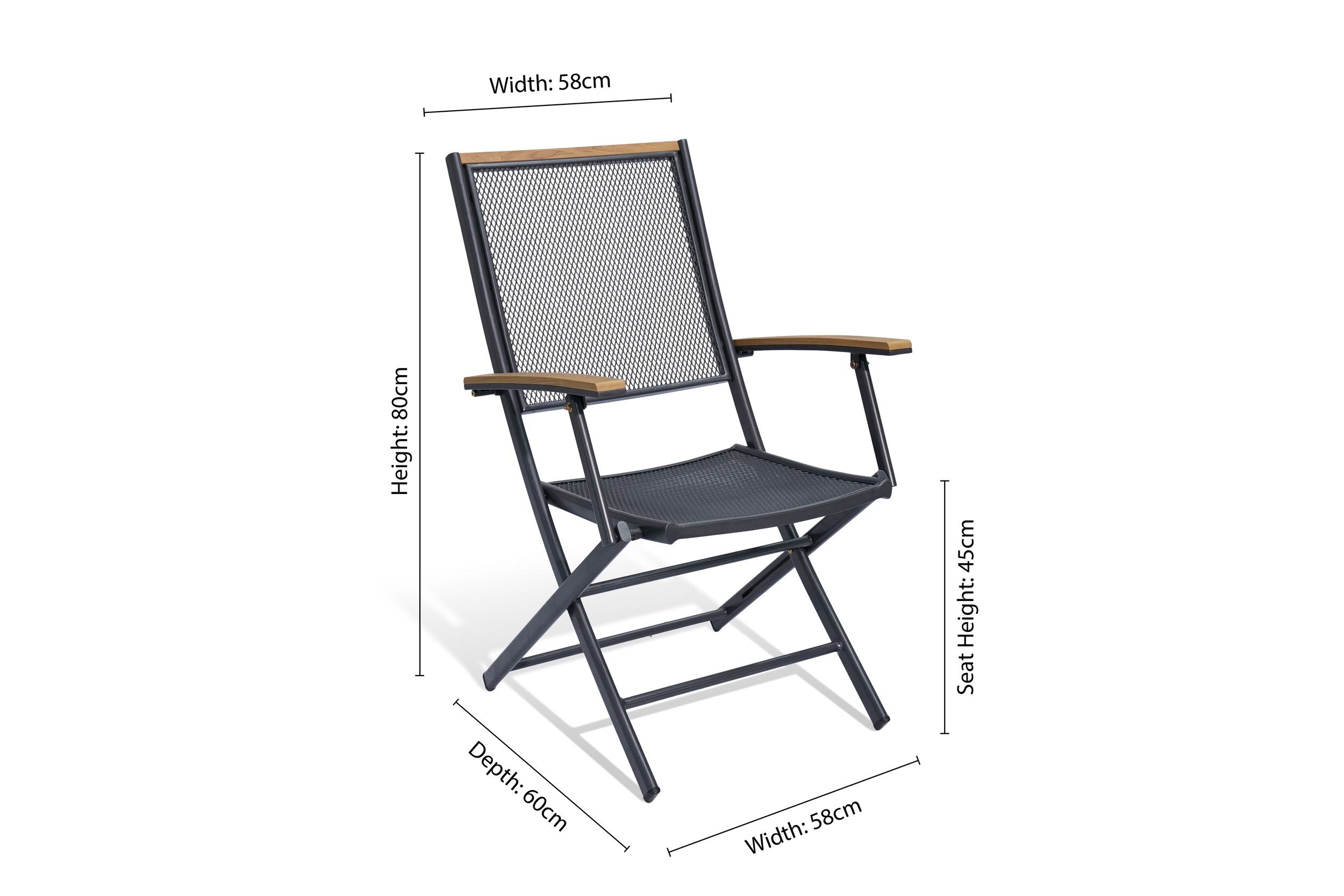 Ghế Gấp Ngoài Trời Khung Kim Loại – Thiết Kế Hiện Đại, Gọn Nhẹ & Bền Bỉ - Image 3