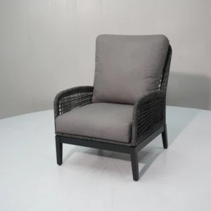 Cancun armchair, alu frame and rope