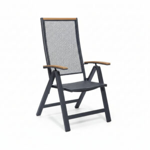 Outdoor Folding Chair with Polywood Armrests